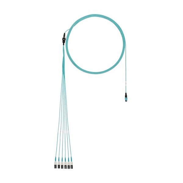 Panduit 12-F OM3 HARNESS CBL ASSY OFNP, PANMPO(M)-LC UNIBOOT, STD IL 11 FT FXTRP8NUSSNF011